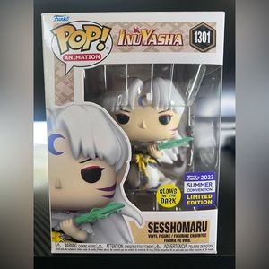 Funko POP Sesshomaru Inuyasha 2023 SDCC Exclusive Vinyl Figure #1301